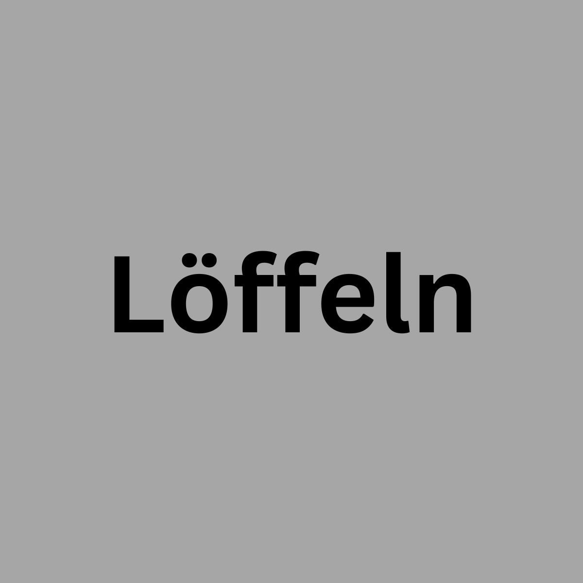 Zum Löffeln