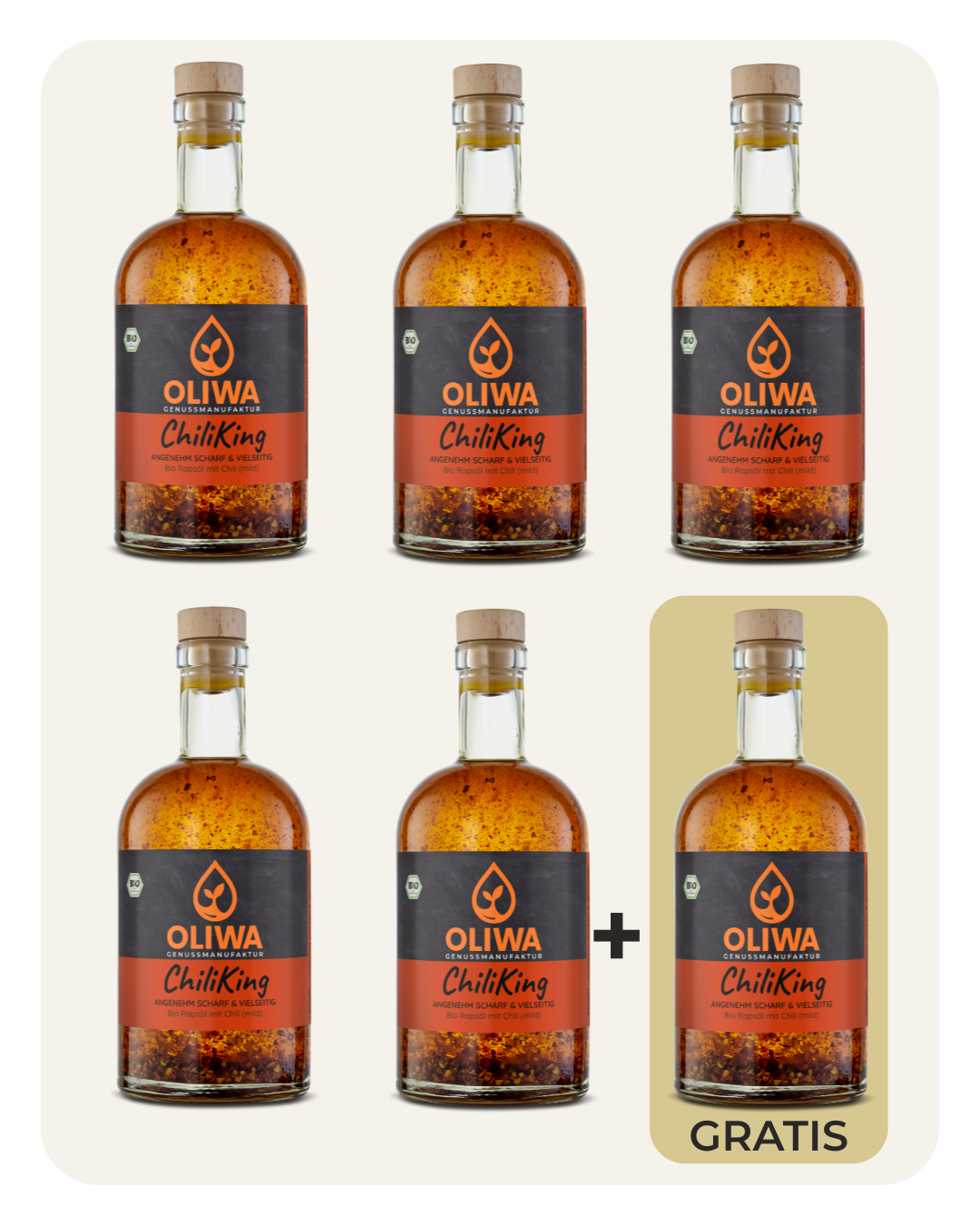 5 + 1 Deal Würzöle (BIO KingÖle)