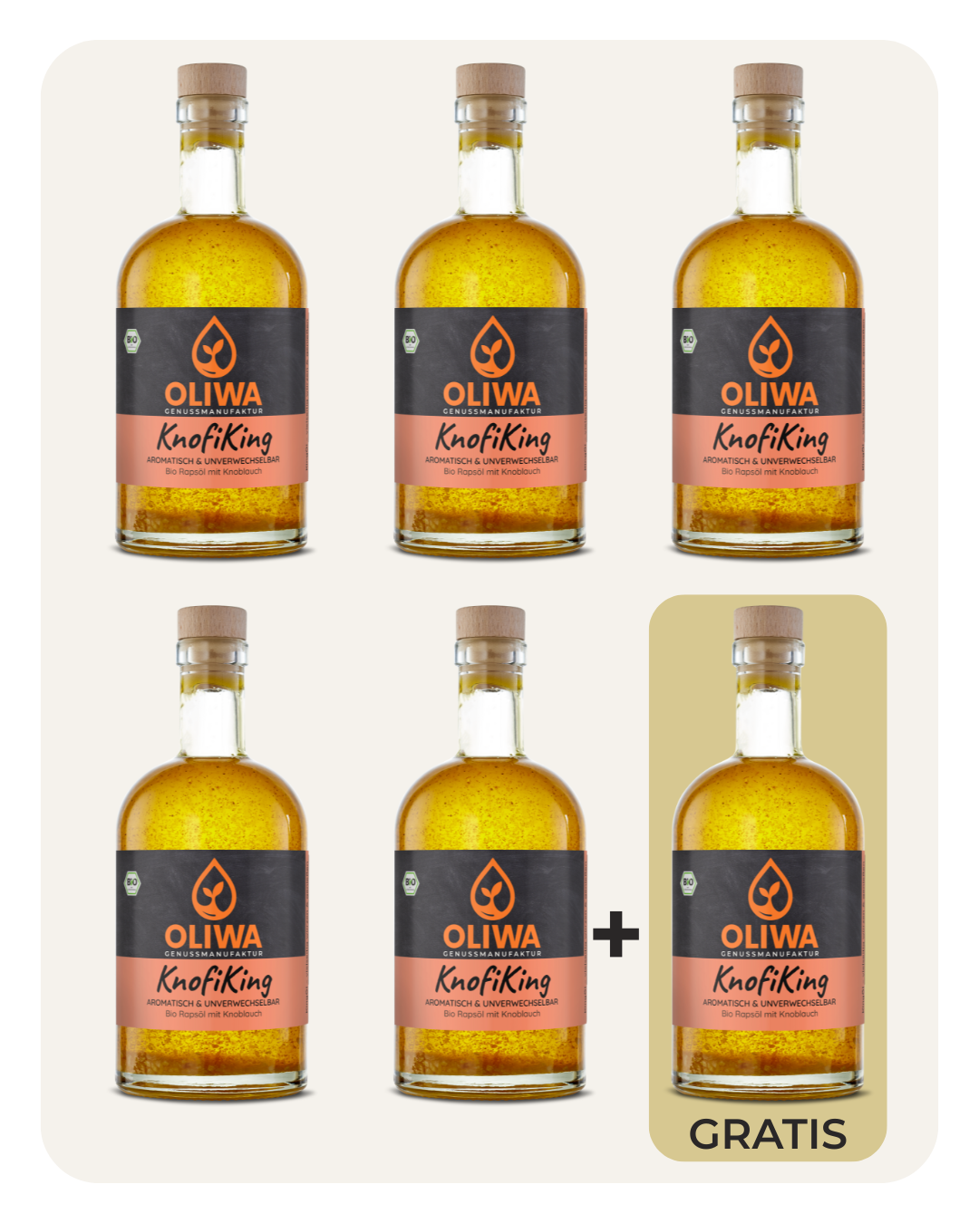 5 + 1 Deal Würzöle (BIO KingÖle)