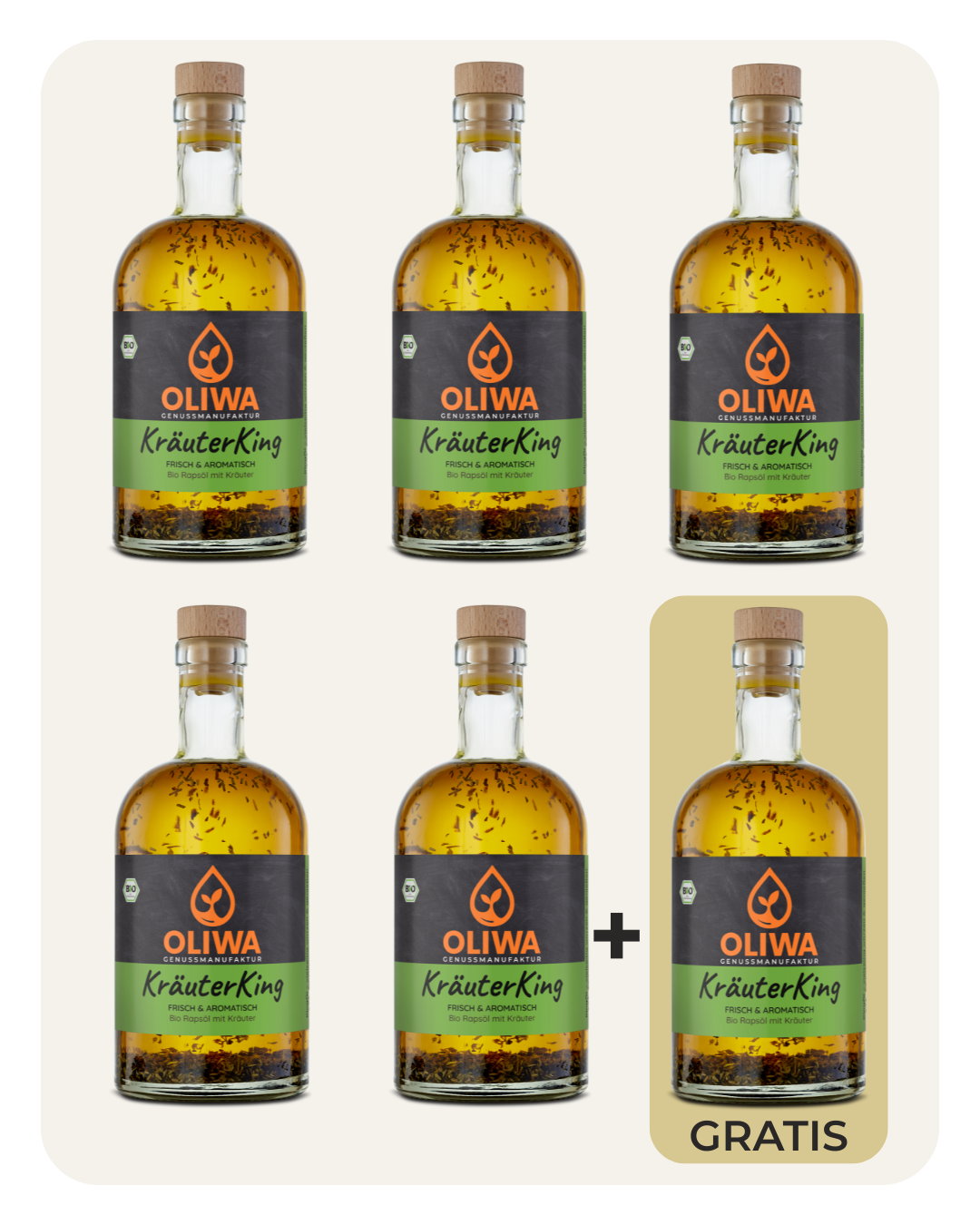 5 + 1 Deal Würzöle (BIO KingÖle)