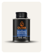 OLIWA Bio Schwarzkümmelöl 100 ml in schwarzer lichtgeschützter Dose