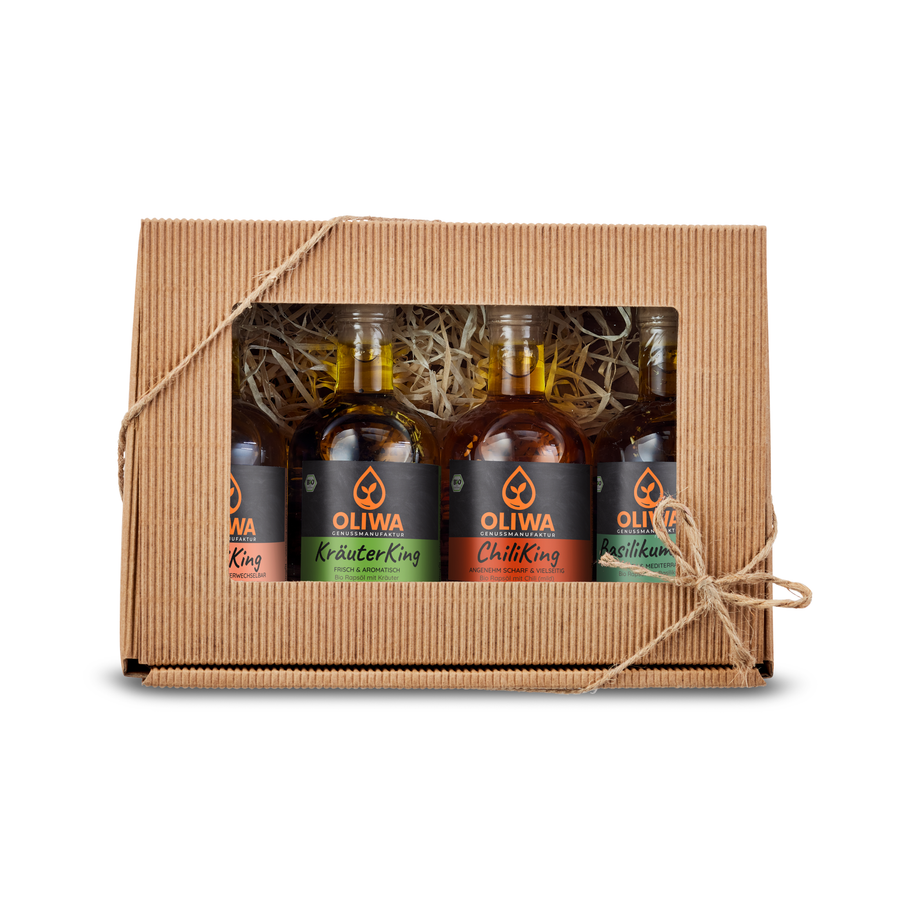 OLIWA Probierset mit vier KingÖlen je 100 ml