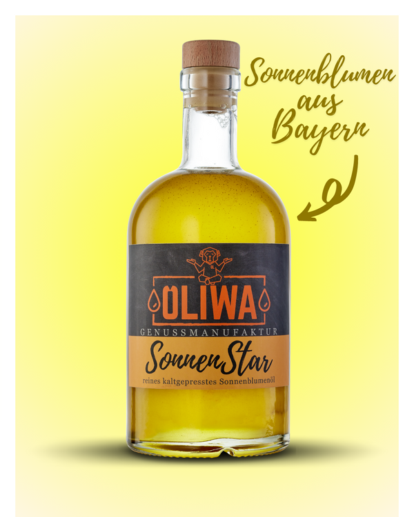 SonnenStar (Bio Sonnenblumenöl aus Bayern) 0,5l