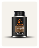 OLIWA Bio Walnussöl 100 ml – kaltgepresstes Nussöl aus Bayern in schwarzer Dose