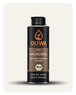OLIWA Bio Walnussöl 250 ml – feines, kaltgepresstes Walnussöl für Salate, Käse und Desserts